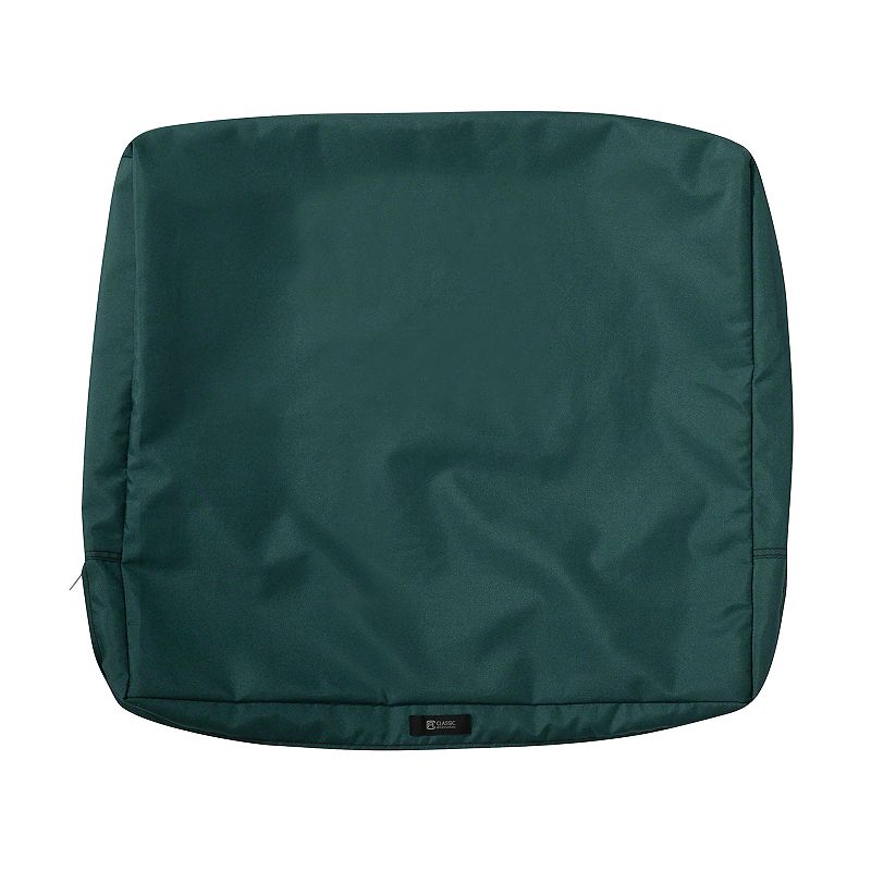 Classic Accessories Ravenna Patio Back Cushion Slipcover, Green