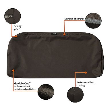 Classic Accessories Ravenna Patio Bench/Settee Cushion Slip Cover