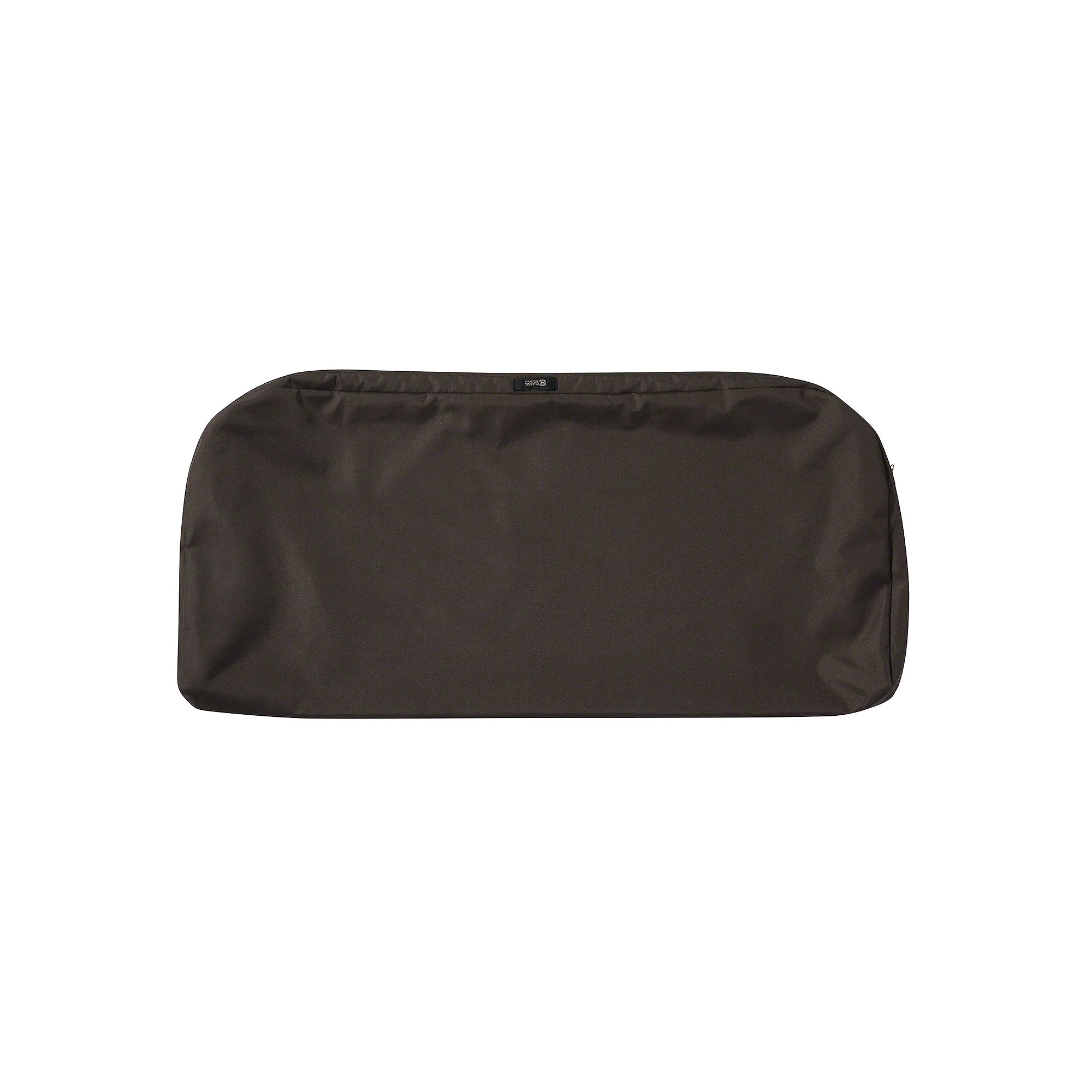 Classic Accessories Ravenna Patio Bench/Settee Cushion Slip Cover, Brown