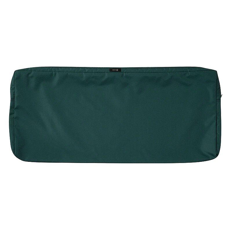 Classic Accessories Ravenna Patio Bench/Settee Cushion Slip Cover, Green
