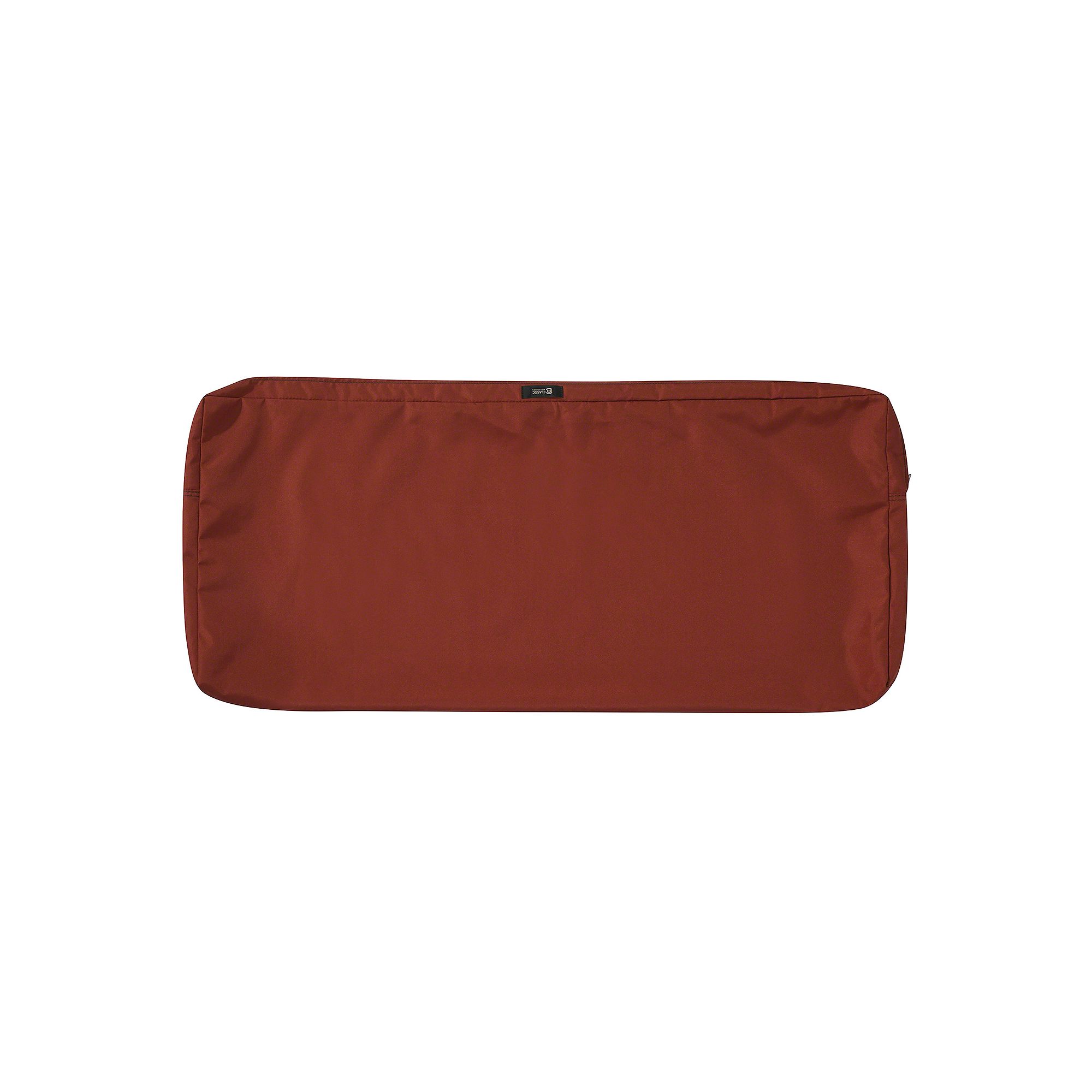 Classic Accessories Ravenna Patio Bench/Settee Cushion Slip Cover, Spice