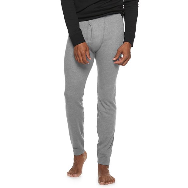 Big & Tall Croft & Barrow® Heathered Thermal Underwear Pants