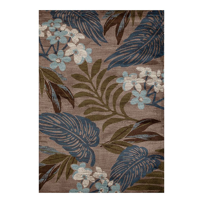 Art Carpet Bahama Tranquil Indoor Outdoor Rug, Multicolor, 5X8 Ft