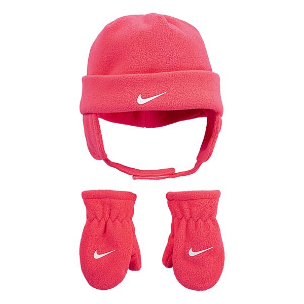 Toddler Nike Arctic Fleece Chin Hat Mittens 2-Piece Set