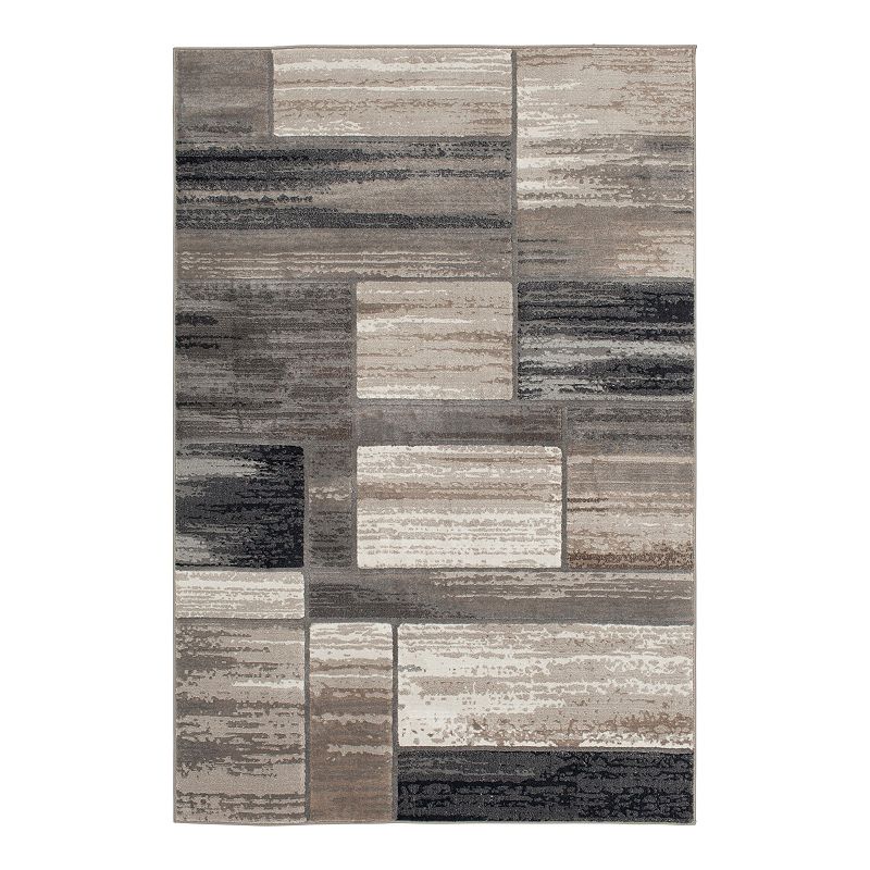 Loomaknoti Newberry Geometric Area Rug, Blue, 5X7.5 Ft
