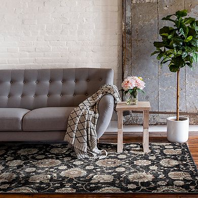 Loomaknoti Harlet Floral Area Rug