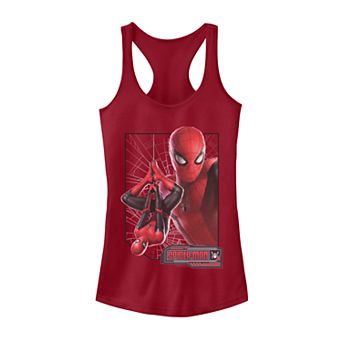 Juniors' Marvel Spider-Man New Mask Double Poster Tank Top
