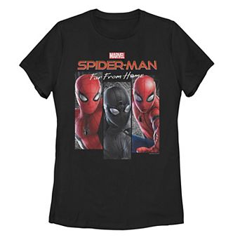 Juniors' Marvel Spider-Man Far From Home Panels Tee