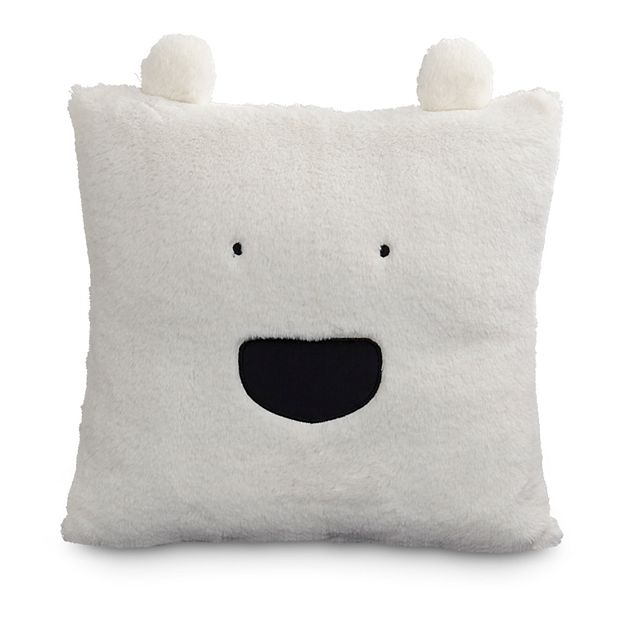 Polar White Throw Pillow