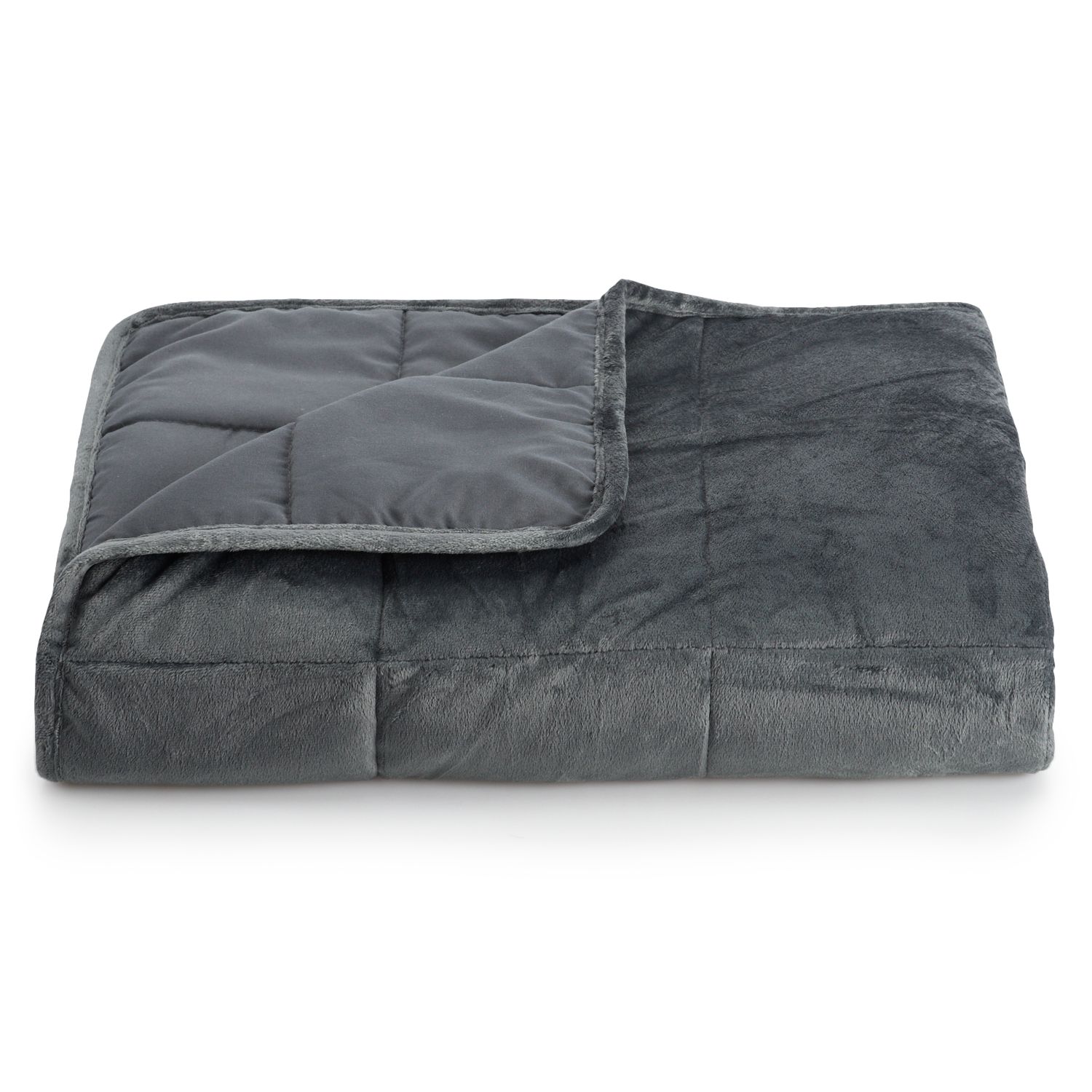 Altavida 12-lb. Faux Mink to Microfiber Weighted Blanket