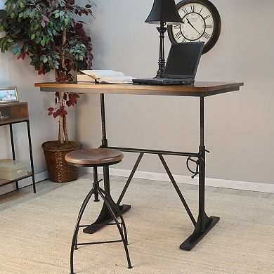 Carolina Living Brio Sit or Stand Adjustable Desk