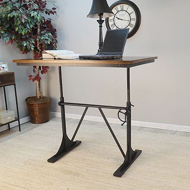 Carolina Living Brio Sit or Stand Adjustable Desk