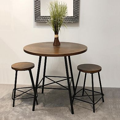 Carolina Living Illona 24 In. Stool 2-piece Set
