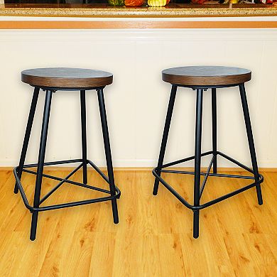 Carolina Living Illona 24 In. Stool 2-piece Set