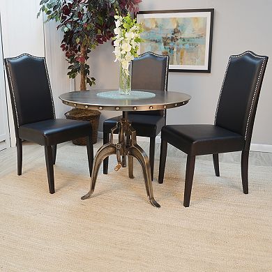 Carolina Living Mundra Adjustable Crank Antique Dining Table