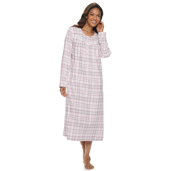 Women's Croft & Barrow® Printed Flannel Nightgown