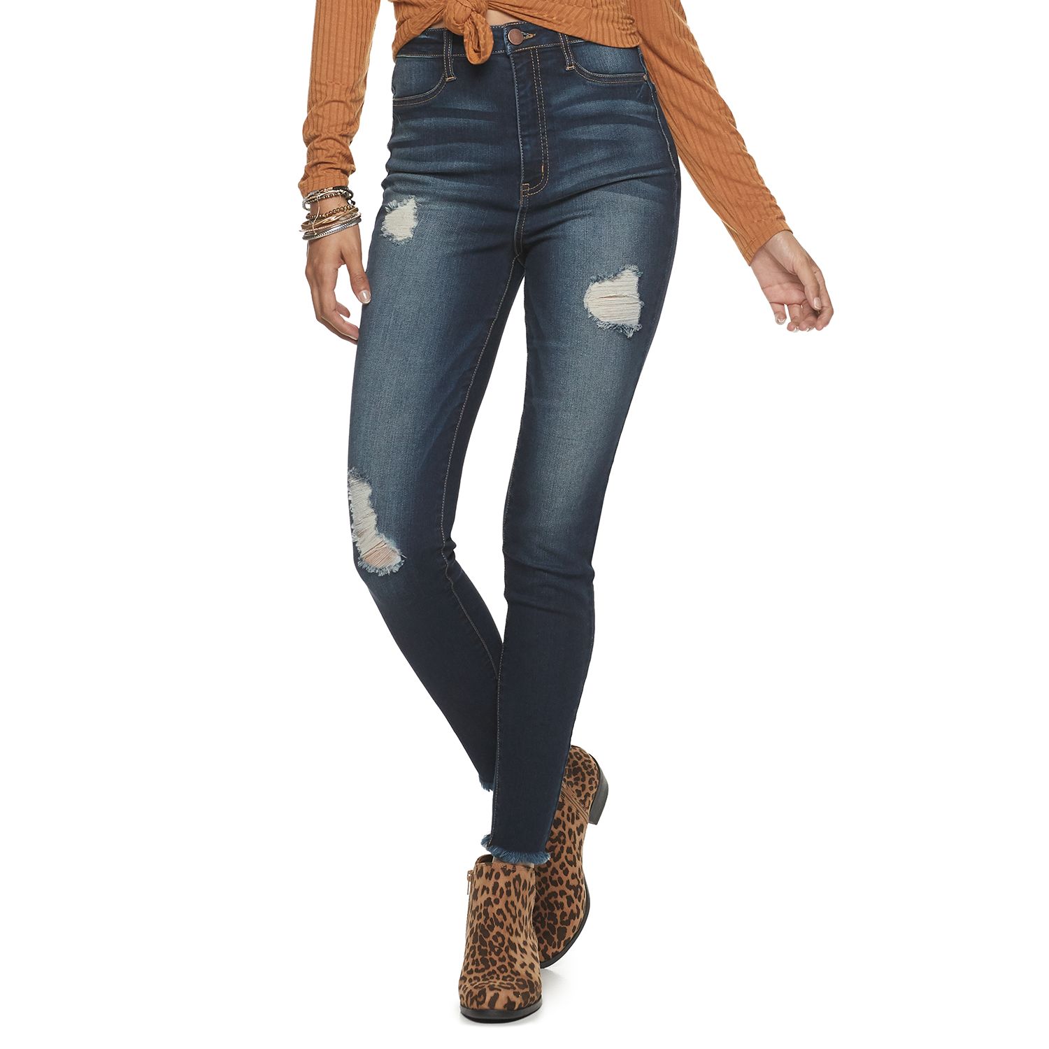 kohls high rise jeans