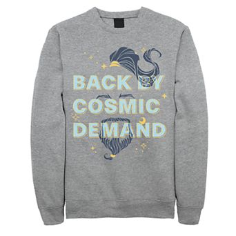 Juniors' Disney's Aladdin Genie Back By Cosmic Demand Fleece Sweater