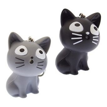 Streamline Kitty Light-Up Key Chain