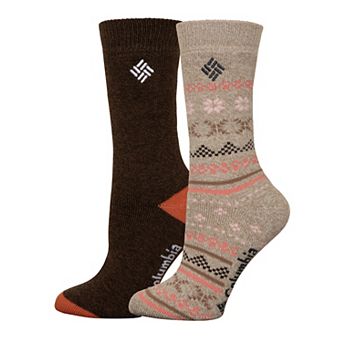 Women's Columbia 2-Pack Midweight Thermal Socks