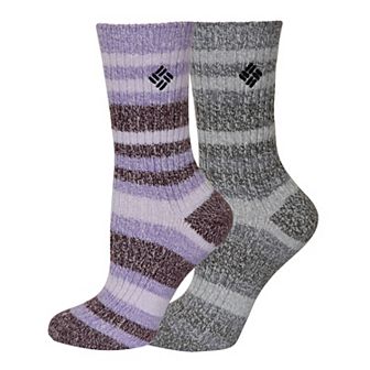 Women's Columbia Canyon 2-Pack Crew Socks Set