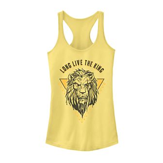 Juniors' Disney's The Lion King Scar Sketched "Long Live The King" Tank Top