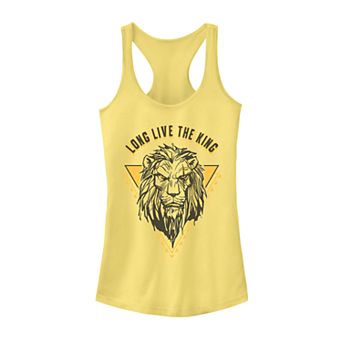 Juniors' Disney's The Lion King Scar Sketched "Long Live The King" Tank Top