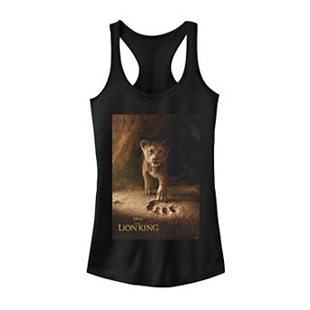 Juniors' Disney's The Lion King Simba Paw Print Poster Tank Top