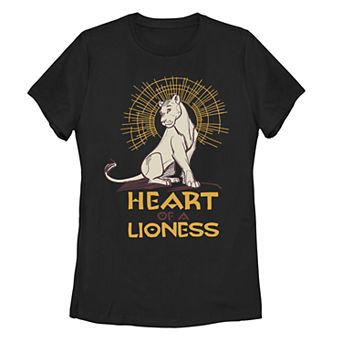 Juniors' Disney's The Lion King Nala "Heart Of A Lioness" Tee Shirt