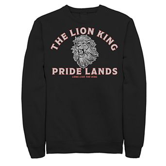 Juniors' Disney's The Lion King Pride Lands Logo Fleece Sweater
