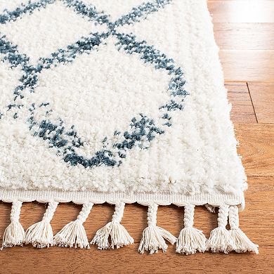 Safavieh Berber Chloe Rug Cream/Blue