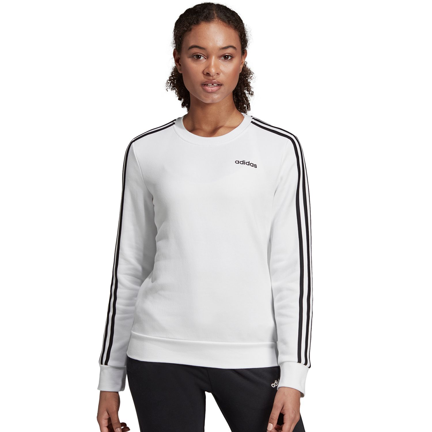 adidas 3 stripe jumper women's