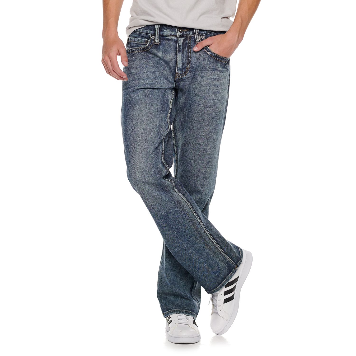 modern series relaxed bootcut jeans