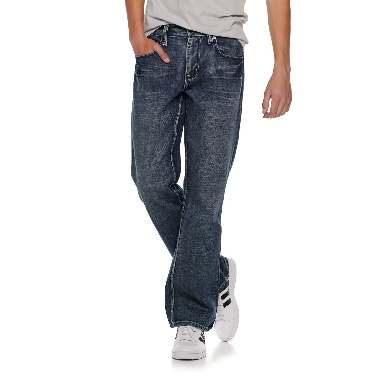 relaxed slim fit jeans