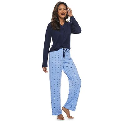 Women's Croft & Barrow® Pajama Tee & Pajama Pants Set 