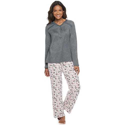 Women's Croft & Barrow® Pajama Tee & Pajama Pants Set