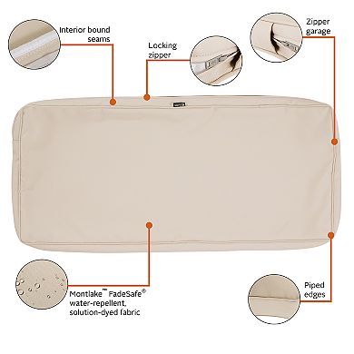 Classic Accessories Montlake FadeSafe Patio Bench/Settee Cushion Slip Cover