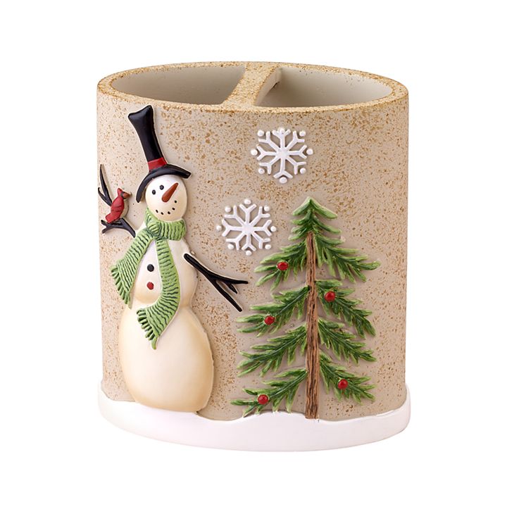 Avanti Snowman Bathroom Accessories Collection