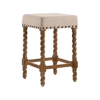 Carolina Living Remick 24 in Square Stool