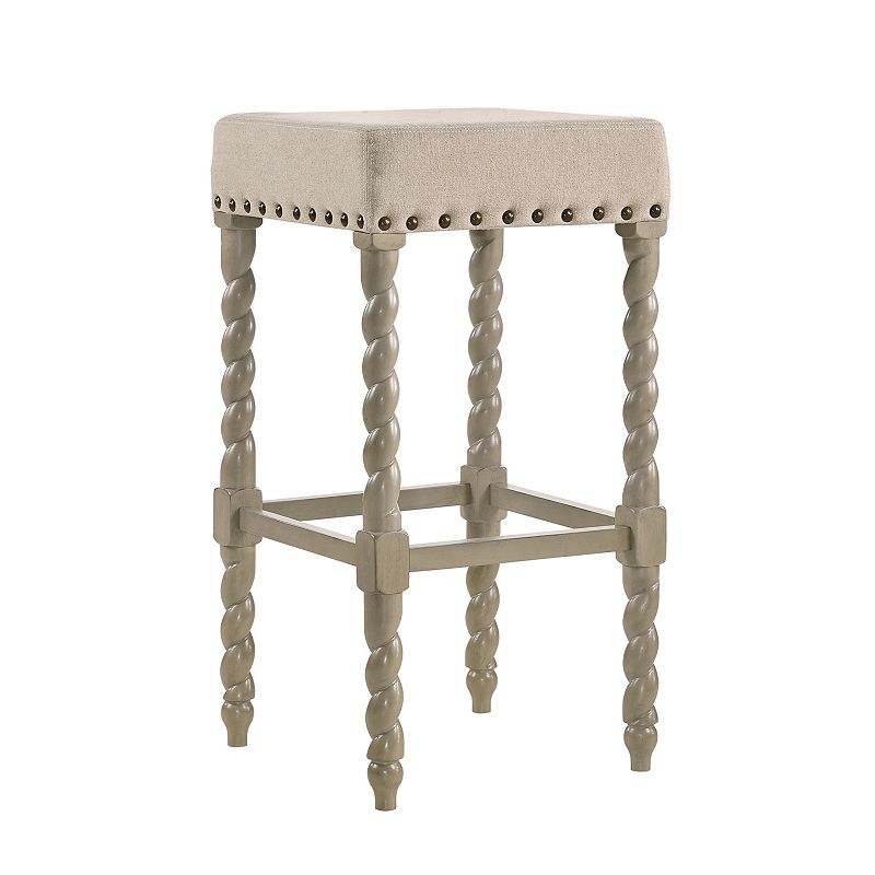 Remick 30 In. Square Stool, Grey