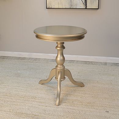 Carolina Living Gilda Champagne Side Table