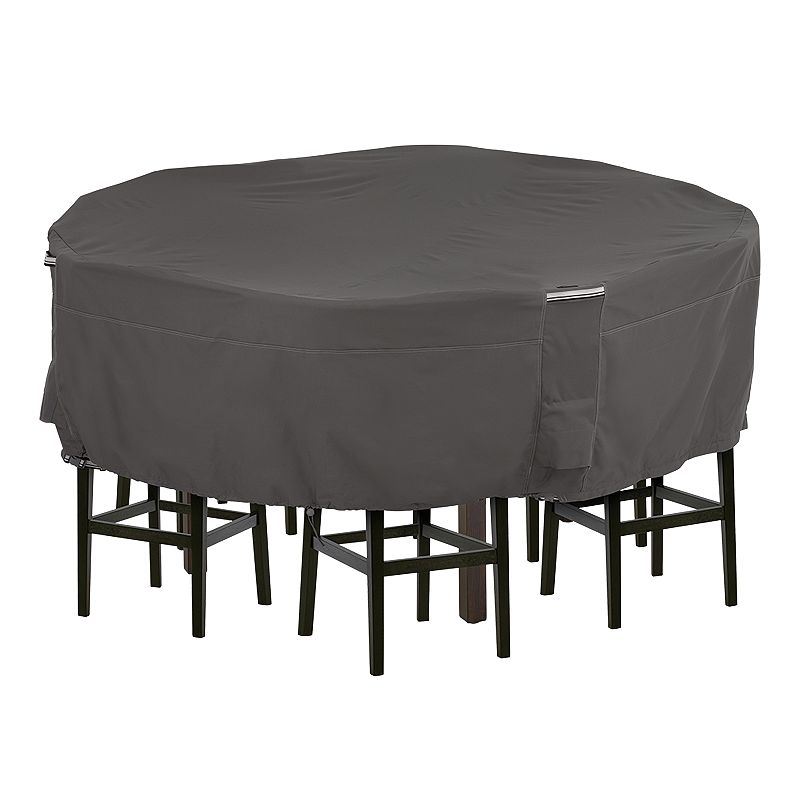 Classic Accessories Ravenna Tall Round Patio Table & Chair Set Cover, Multi