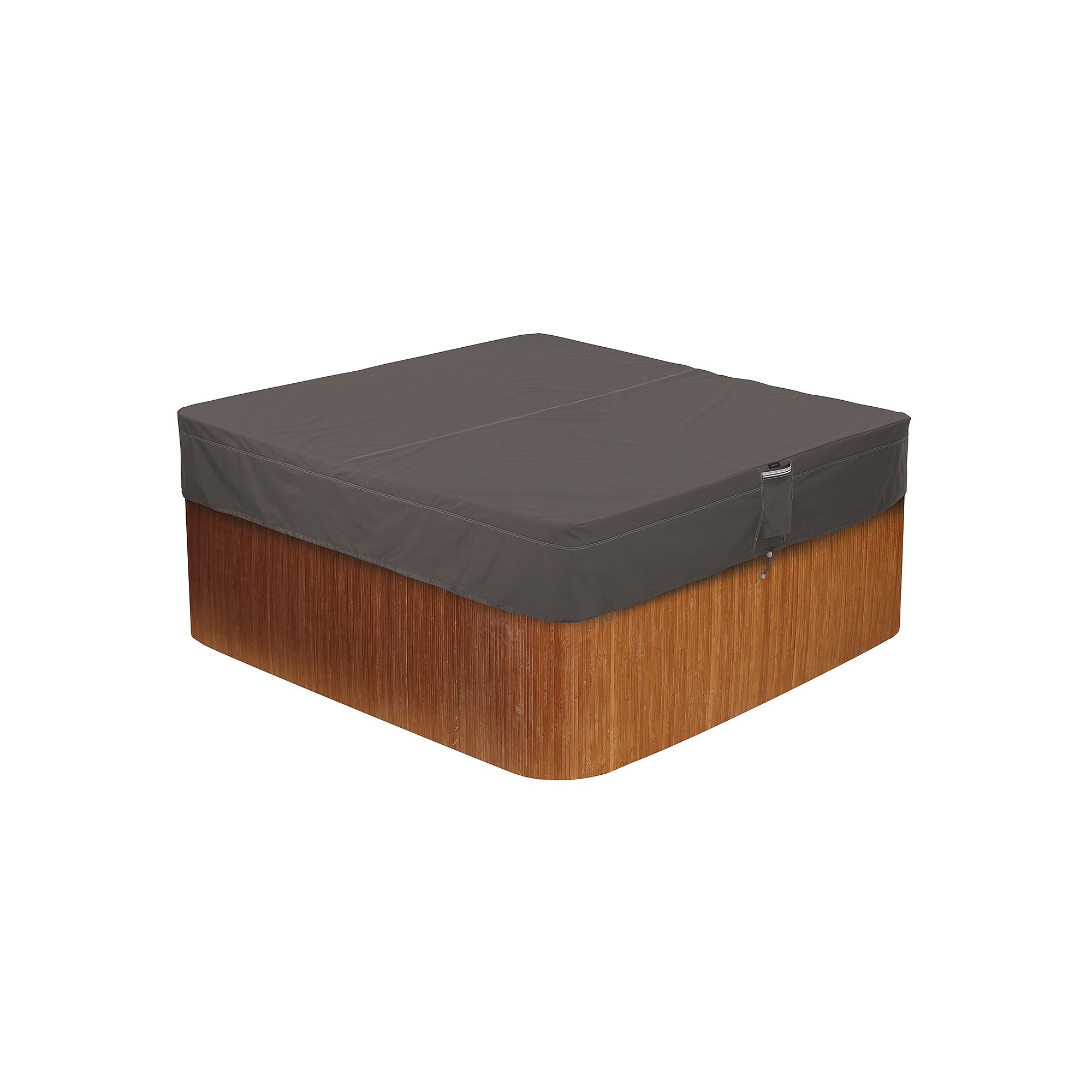 Classic Accessories Ravenna Square Hot Tub Cover, Dark Taupe Brown