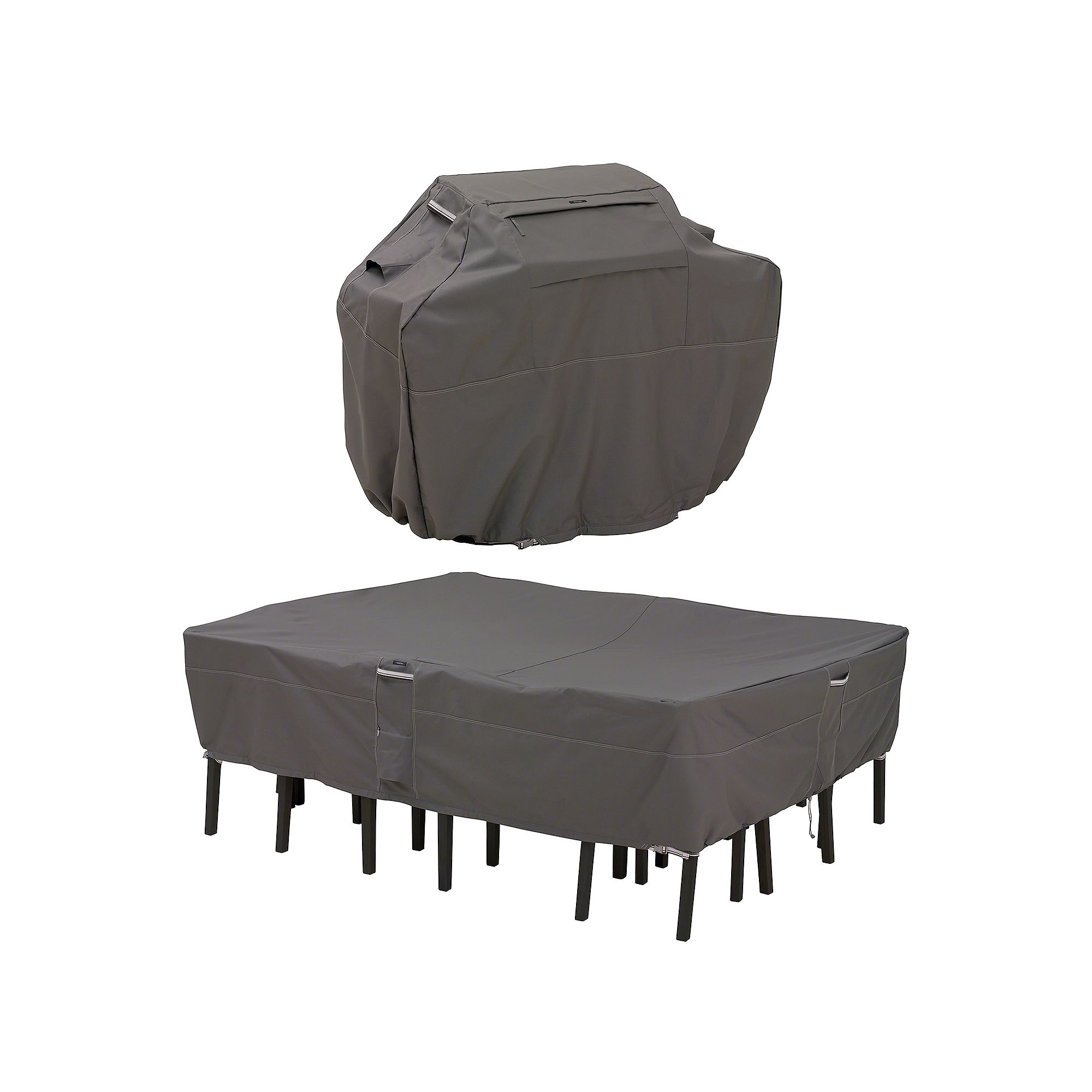 Classic Accessories Ravenna Grill Cover & Patio Table & Chair Set Cover Bun