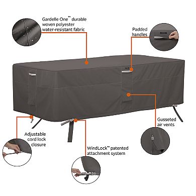 Classic Accessories Ravenna Rectangular/Oval Patio Table Cover
