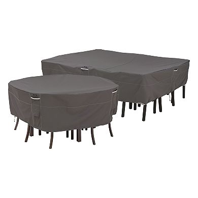 Classic Accessories Ravenna Round Patio Table & Chair Set Cover - Outdoor
