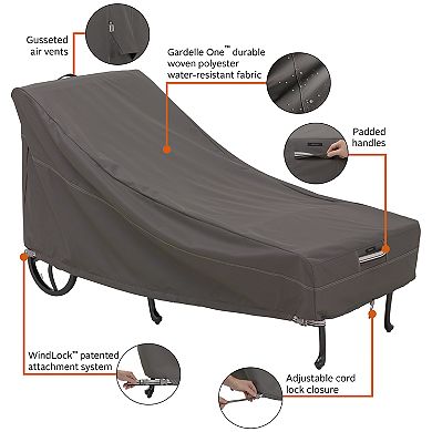 Classic Accessories Ravenna 2-Piece Patio Chaise Lounge Cover Set