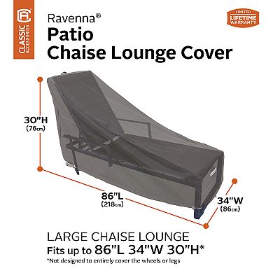 Classic Accessories Ravenna 2-Piece Patio Chaise Lounge Cover Set