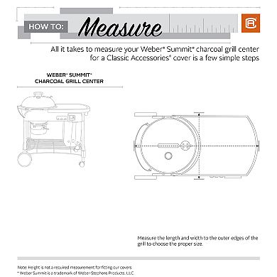 Classic Accessories Ravenna Summit Grill Center Cover
