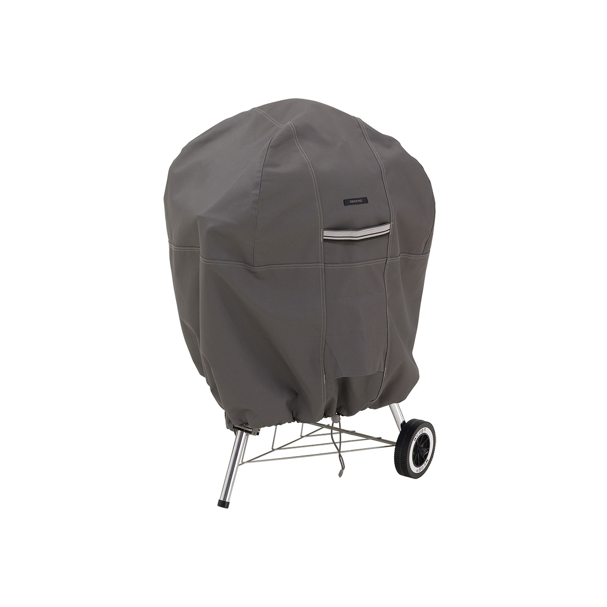 Classic Accessories Ravenna Large Kettle BBQ Grill Cover, Dark Taupe Brown